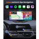 Портативна мультимедійна система Rimoody 10.26" 4K Dash Cam: бездротовий CarPlay, Android Auto, Bluetooth, GPS, FM, AUX