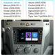 Автомагнітола Podofo для Opel Astra Antara Vectra Corsa Zafira Meriva Vivaro Combo 7-дюймовий Android-радіо з GPS-навігатором