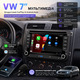 Мультимедійна автомагнітола для VW Golf, Passat, Tiguan: 7" екран, бездротовий CarPlay та Android Auto, Bluetooth, DSP