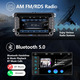 Мультимедійна автомагнітола для VW Golf, Passat, Tiguan: 7" екран, бездротовий CarPlay та Android Auto, Bluetooth, DSP
