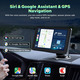 Бездротовий екран Carplay для автомобіля 7-дюймова портативна автомобільна стереосистема HD з Apple Carplay та Android Auto