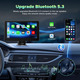 Бездротовий екран Carplay для автомобіля 7-дюймова портативна автомобільна стереосистема HD з Apple Carplay та Android Auto