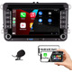 Мультимедійна автомагнітола для VW Golf, Passat, Tiguan: 7" екран, бездротовий CarPlay та Android Auto, Bluetooth, DSP