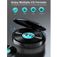 Портативний перезаряджуваний CD-плеєр Bluetooth Портативний CD-програвач ємністю 2000 мАг