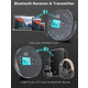 Портативний перезаряджуваний CD-плеєр Bluetooth Портативний CD-програвач ємністю 2000 мАг