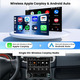 Універсальна Автомагнітола MP5 CarPlay Android з GPS модулем 1 Din з виїзним екраном 7" USB, TF, Bluetooth, GPS, навігацією, FM