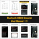 OBD2 сканер Bluetooth 4.0 Dezanits V020: Діагностика авто для iOS/Android, зчитування помилок, тест АКБ та двигуна, ELM327