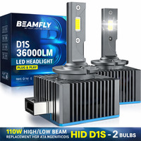 Світлодіодні лампи D1S 36000LM 110Вт, LED для авто фар, Plug&Play, заміна HID/ксенон, 2 шт