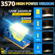 Світлодіодні лампи для фар XENPLUS 2PCS F7 H4 H7 H11 9005 9006 120W 24000LM 6500K Протитуманні фари.