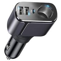 СТОК Адаптер автомобільного зарядного пристрою 4 в 1 USB C