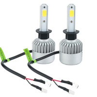 Автомобільні лампи Н1 Світлодіодні LED Headlight H1 6500K / 8000Lm з охолодженням комплект 2 шт