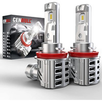 Світлодіодна лампа для фар Cenmoll H11, 90 Вт 18000LM 500% Яскравість 360-градусна підсвітка H8 H9 H11