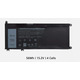Акумулятор для ноутбука 56Wh 33YDH для Dell Inspiron 15 7577 17 7773 7778 7789 7786 Latitude 13 3380 14 3490 15 3580 3590 G3 3579