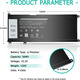 Акумулятор для ноутбука 56Wh 33YDH для Dell Inspiron 15 7577 17 7773 7778 7789 7786 Latitude 13 3380 14 3490 15 3580 3590 G3 3579