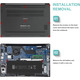 Акумулятор для ноутбука Dell 60 Вт·год F3YGT P29S002 14 7480 7490 P73G002 E7480 E7280 E7290 DM3WC DM6WC 2X39G