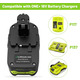 Акумулятор літій-іонний ARyee 18V 5000mAh сумісний з Ryobi ONE+ P102 P108 BPL-1815 батарея для електроінструменту