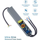 DUSKTEC Тонкий світлодіодний трансформатор 12V 300W, IP67 LED драйвер 25A Блок живлення, AC 240V до 12V DC Водонепроникний адаптер