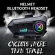 Мотогарнітура Bluetooth 5.3 для шолома Y10 водонепроникна IPX6 акумулятор 1000 мАг Hi-Fi шумозаглушення чорна