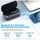 Бездротова гарнітура Hoxe Bluetooth V5.3, 100H Talk Handsfree з подвійним шумопоглинанням ENC та вимкненням мікрофона