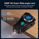Мотогарнітура з камерою 1080P HD Q28-2X Bluetooth інтерком до 1000м для шолома водонепроникна IPX6 + карта 32 ГБ