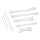 Набір кабельних стяжок хомутів із нейлону 251 шт PARKSIDE білі (E1-00053)