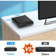 DVD-програвач Toioik Mini HDMI: Full HD 1080p, мультирегіональний (All Region), USB, AV, пульт ДК, компактний, Чорний