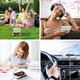 Портативний CD-плеєр Bluetooth-колонка Lyutiore KC918 акумуляторний з FM-радіо та пультом ДУ настінний дисплей