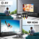 DVD-програвач Toioik Mini HDMI: Full HD 1080p, мультирегіональний (All Region), USB, AV, пульт ДК, компактний, Чорний