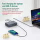 Док-станція USB-C 19 в 1 для 3 моніторів 4K 60Hz MacBook Windows HDMI DisplayPort PD 100W Grey