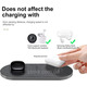 Бездротова зарядка 40W для iPhone та Samsung 2 в 1, швидка зарядка 20W, для AirPods та смартфонів