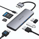 Док-станція Хаб Abiwazy 8 в 2 MacBook Pro и MacBook Air 2 HDMI 3 USB 3.0 PD+SD&Micro SD