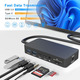 Док-станція Microsoft Surface Dock 12-в-1: 2xHDMI 4K, VGA, Ethernet, USB-C, SD/TF для Surface Pro 9/8/X/7/6/5/4/3, Laptop, Book