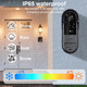 Відеодомофон бездротовий Winnes: 4.3" IPS екран, 1080P Full HD, кут 170°, нічне бачення, захист IP65, автономна робота