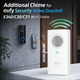 Додатковий Wi-Fi дзвінок eufy Security Chime для відеодомофонів E340/C30/C31: 8 мелодій, регулювання гучності, Білий