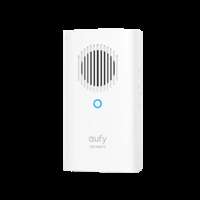 Додатковий Wi-Fi дзвінок eufy Security Chime для відеодомофонів E340/C30/C31: 8 мелодій, регулювання гучності, Білий