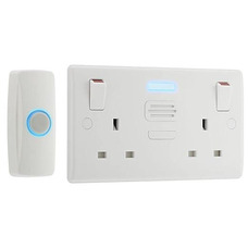 Бездротовий дверний дзвінок з кнопкою IP44 BG Electrical