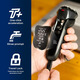 Електробритва чоловіча ShvComf WD-UK 3в1 — Роторна, IPX6 Водонепроникна, LCD-дисплей, Тример для носа та бороди, USB-зарядка