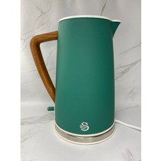 Б/в Електричний чайник Swan SK14610GREN Nordic 2200 вт, Швидке Закипання, інтер'єрний Сосна зелена