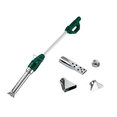 Вітринний Зразок Промисловий фен Parkside PUV 2000 B1 Зелений 5 насадок 2000 вт. Трубка 37 см