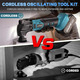 Осцилювальний інструмент 600 Вт 8500-22000 об./хв Cordless Oscillating Tool Інструмент для різання металу та дерева