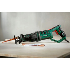 Вітринний зразок Шабельна пила Parkside PFS 710 D3, 710 Вт, 0–2800 об/хв, хід 20 мм, глибина різу 160 мм дерево / 8 мм метал