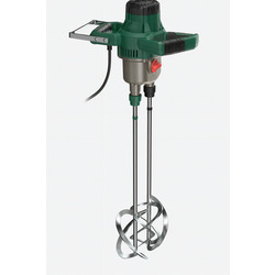 Вітринний Зразок Будівельний міксер Parkside PDRW 1800 B1, оригінальний мережевий міксер з двома насадками