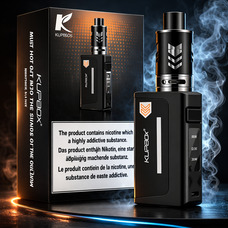 Вейп Мод Бокс електронний модуль Kupbox Vape 80W, дисплей, з Оригінальним комплектом NRG-S Tank