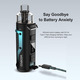 Вейп Мод Бокс VOOPOO Argus 1500mAh 40W Kit Стартовий набір для вейпінгу (шкіра лічі чорний синій)