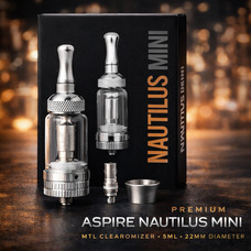 Вейп Мод Бокс Кліромайзер Aspire Nautilus MTL 5 мл 22 мм