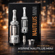 Вейп Мод Бокс Кліромайзер Aspire Nautilus MTL 5 мл 22 мм
