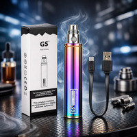 Вейп Мод Бокс GS EGO II Prime 2200mAh з зарядним пристроєм Micro USB 510 E-Shisha стартовий комплект