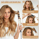Мультистайлер 5-в-1 Golden Goods Sandstone: фен-щітка з іонізацією, ефект Coanda 110 000 об/хв, стайлер для об'єму та локонів