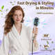 Мультистайлер 6-в-1 Magic Styler Air Brush: фен-щітка з ефектом Coanda, іонізація, 1000 Вт — для об'єму та локонів