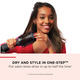 Фен-щітка Revlon Salon One-Step RVDR5222: стайлер 2 в 1 для об'єму, іонна та керамічна технологія, 820 Вт, чорний